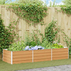 Letto rialzato da giardino Marrone Chiaro 240 x 80 x 45 cm
