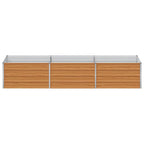 Letto rialzato da giardino Marrone Chiaro 240 x 80 x 45 cm