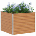 Letto rialzato da giardino Marrone Chiaro 100 x 100 x 77 cm