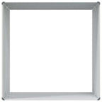 Letto rialzato da giardino Marrone Chiaro 100 x 100 x 77 cm