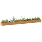 Letto rialzato da giardino 582 x 50 x 36 cm Acciaio zincato