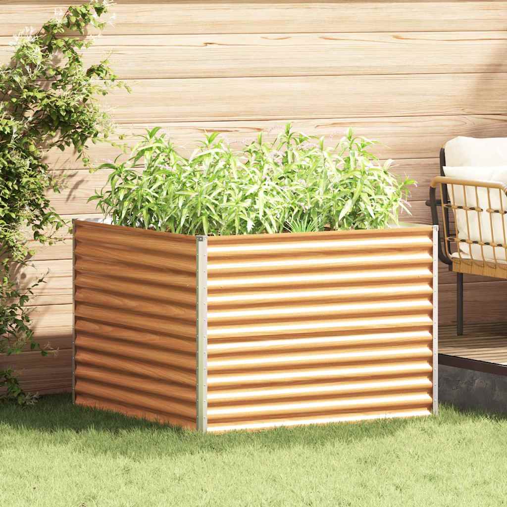 Letto rialzato da giardino 98 x 100 x 68 cm Acciaio zincato