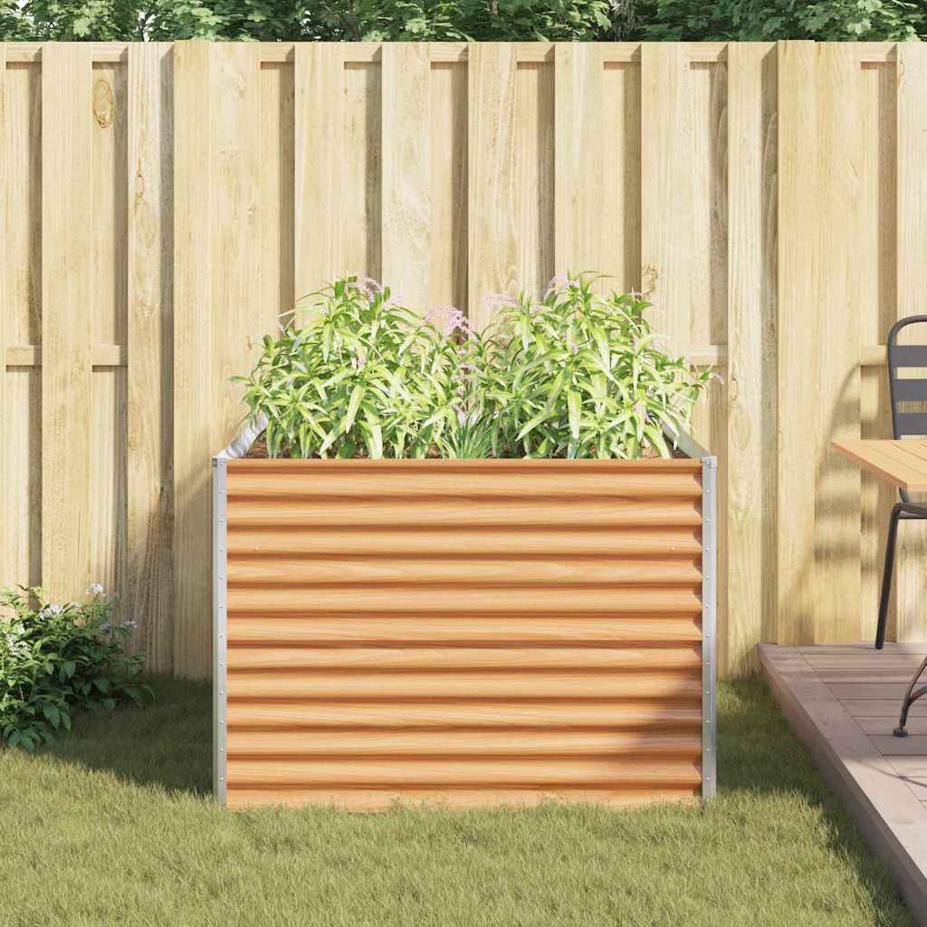 Letto rialzato da giardino 98 x 100 x 68 cm Acciaio zincato