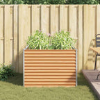 Letto rialzato da giardino 98 x 100 x 68 cm Acciaio zincato