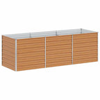 Letto rialzato da giardino Marrone Chiaro 240 x 80 x 77 cm