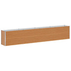 Letto rialzato da giardino 390 x 50 x 68 cm Acciaio zincato