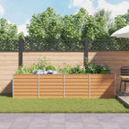 Letto rialzato da giardino Marrone Chiaro 320 x 80 x 77 cm