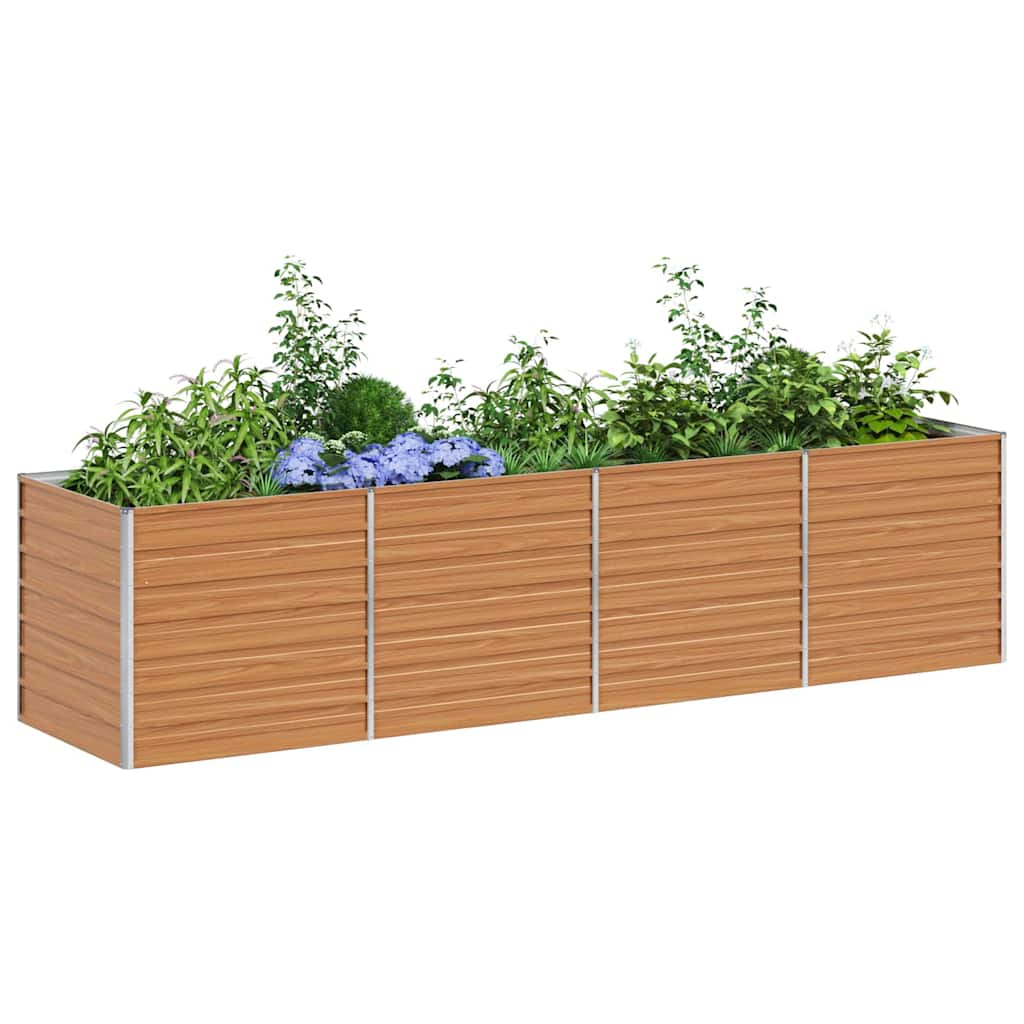 Letto rialzato da giardino Marrone Chiaro 320 x 80 x 77 cm