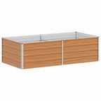 Letto rialzato da giardino Marrone Chiaro 160 x 80 x 45 cm