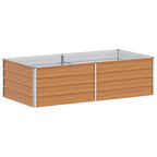 Letto rialzato da giardino Marrone Chiaro 160 x 80 x 45 cm