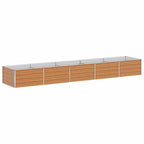 Letto rialzato da giardino Marrone Chiaro 400 x 80 x 45 cm