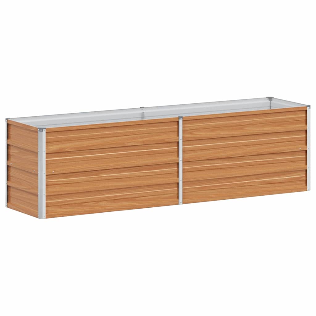 Letto rialzato da giardino Marrone Chiaro 160 x 40 x 45 cm