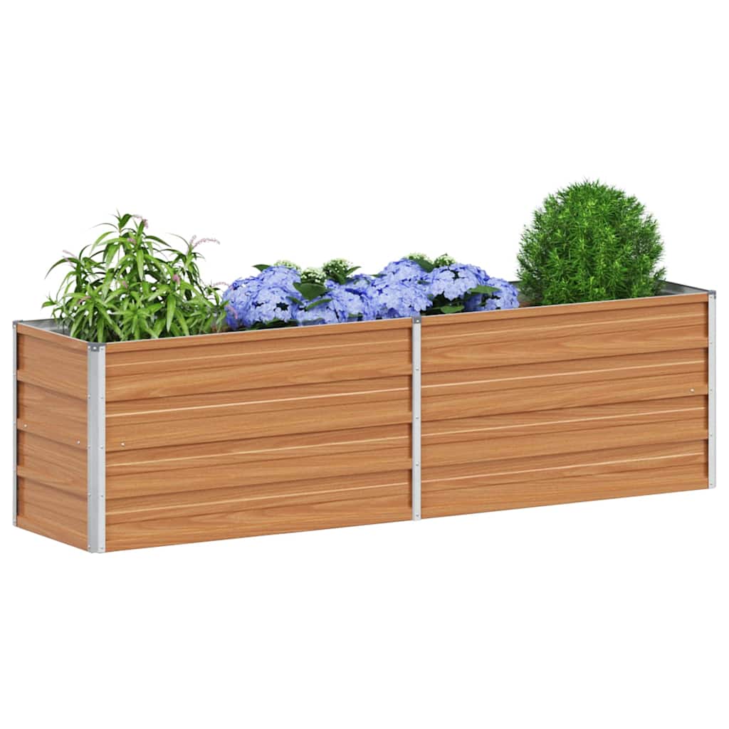 Letto rialzato da giardino Marrone Chiaro 160 x 40 x 45 cm