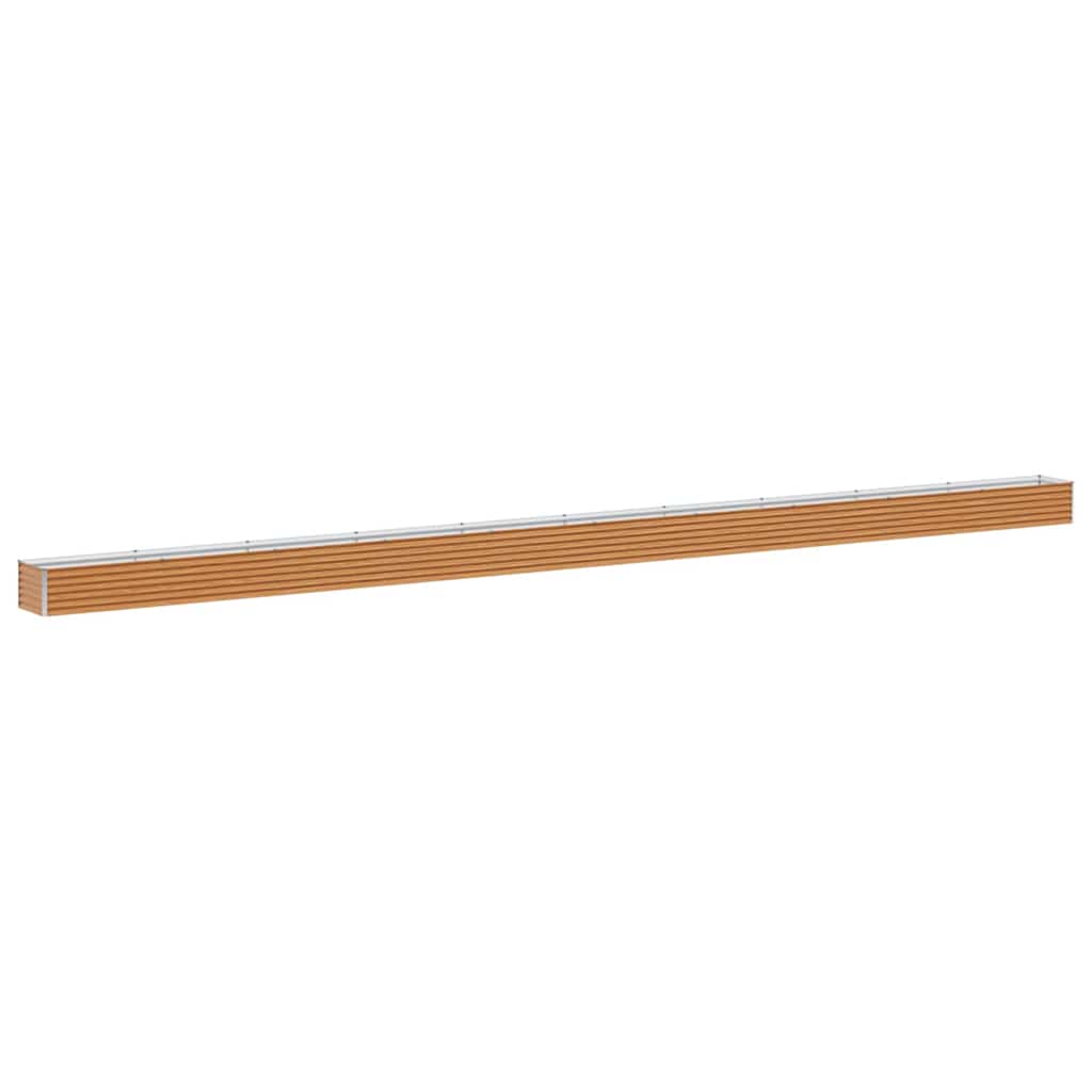 Letto rialzato da giardino 970 x 50 x 36 cm Acciaio zincato