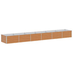 Letto rialzato da giardino Marrone Chiaro 480 x 80 x 45 cm