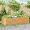 Letto rialzato da giardino 290 x 100 x 68 cm Acciaio zincato
