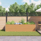 Letto rialzato da giardino 290 x 100 x 68 cm Acciaio zincato
