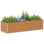 Letto rialzato da giardino 290 x 100 x 68 cm Acciaio zincato