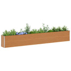 Letto rialzato da giardino 485 x 50 x 68 cm Acciaio zincato