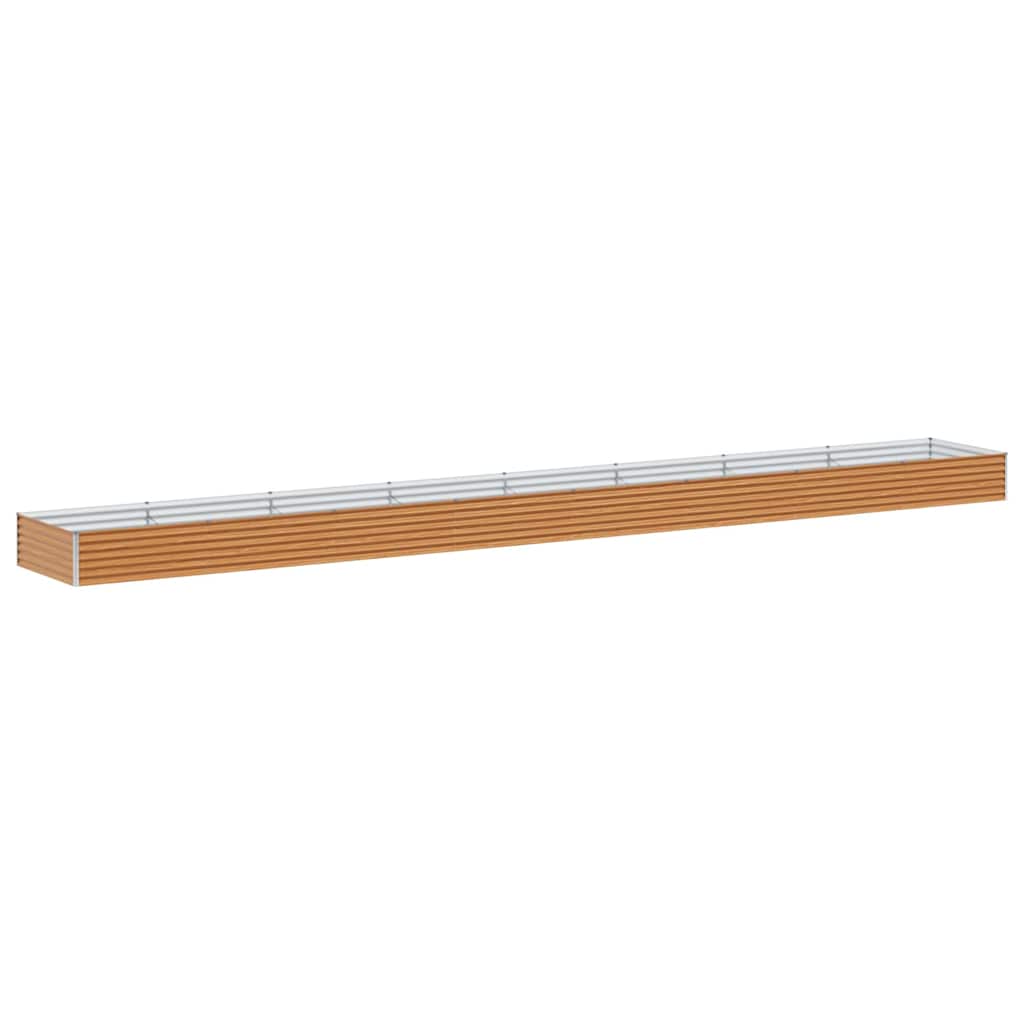 Letto rialzato da giardino 775 x 100 x 36 cm Acciaio zincato