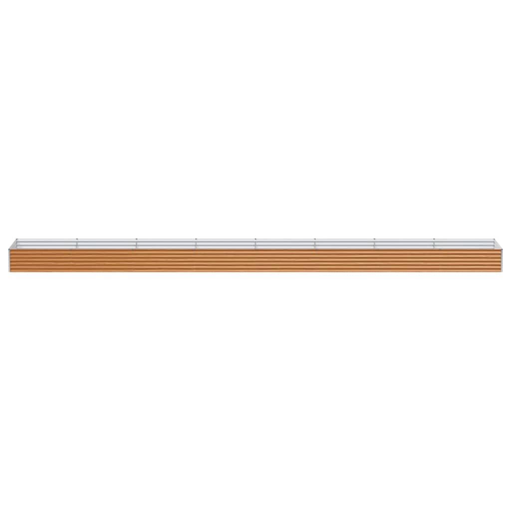 Letto rialzato da giardino 775 x 100 x 36 cm Acciaio zincato