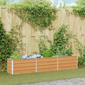 Letto rialzato da giardino Marrone Chiaro 240 x 40 x 45 cm