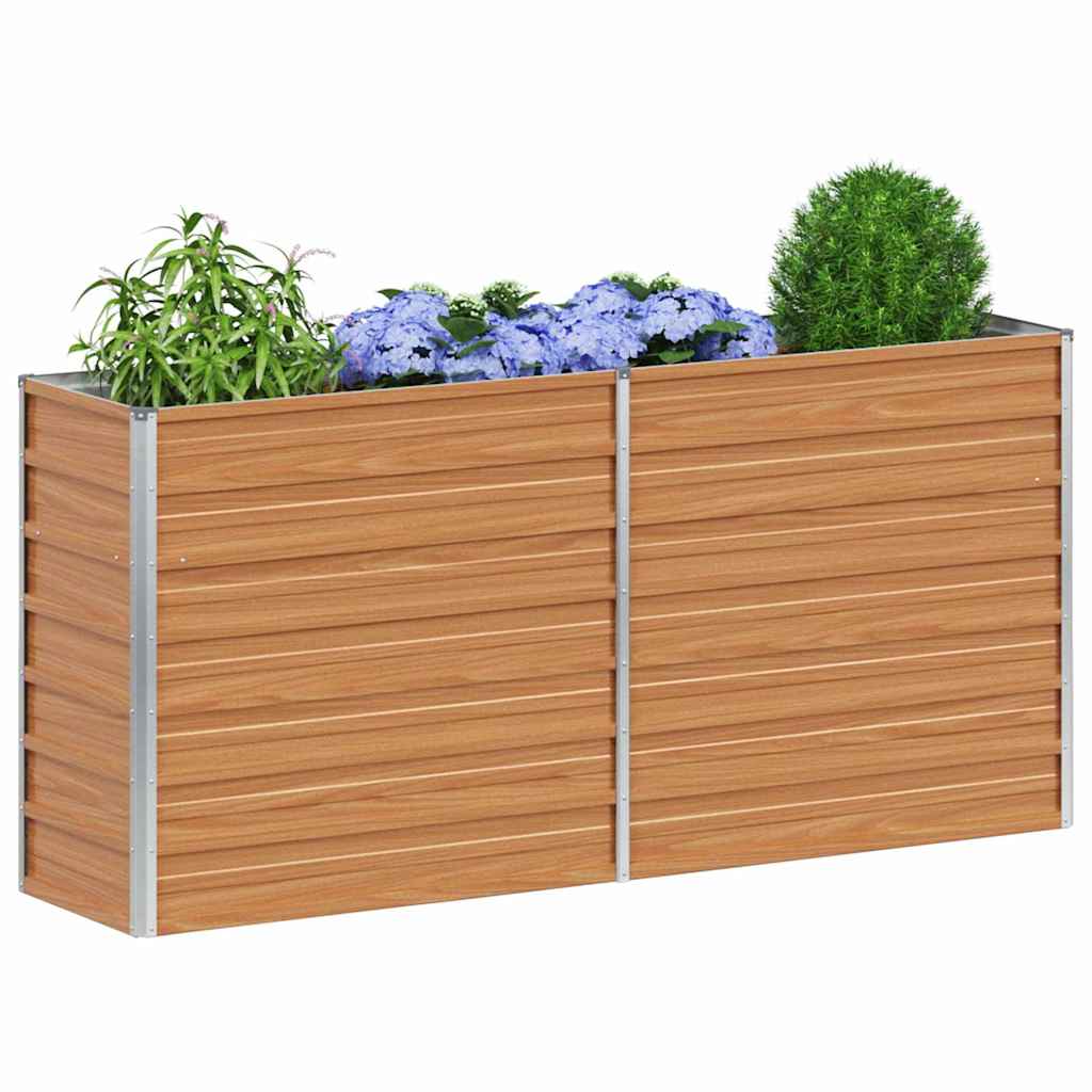 Letto rialzato da giardino Marrone Chiaro 160 x 40 x 77 cm