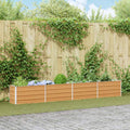 Letto rialzato da giardino Marrone Chiaro 320 x 40 x 45 cm