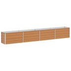 Letto rialzato da giardino Marrone Chiaro 320 x 40 x 45 cm