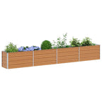 Letto rialzato da giardino Marrone Chiaro 320 x 40 x 45 cm