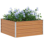 Letto rialzato da giardino Marrone Chiaro 100 x 100 x 45 cm