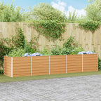 Letto rialzato da giardino Marrone Chiaro 400 x 80 x 77 cm