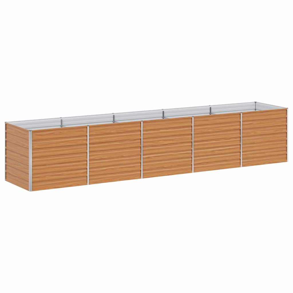 Letto rialzato da giardino Marrone Chiaro 400 x 80 x 77 cm