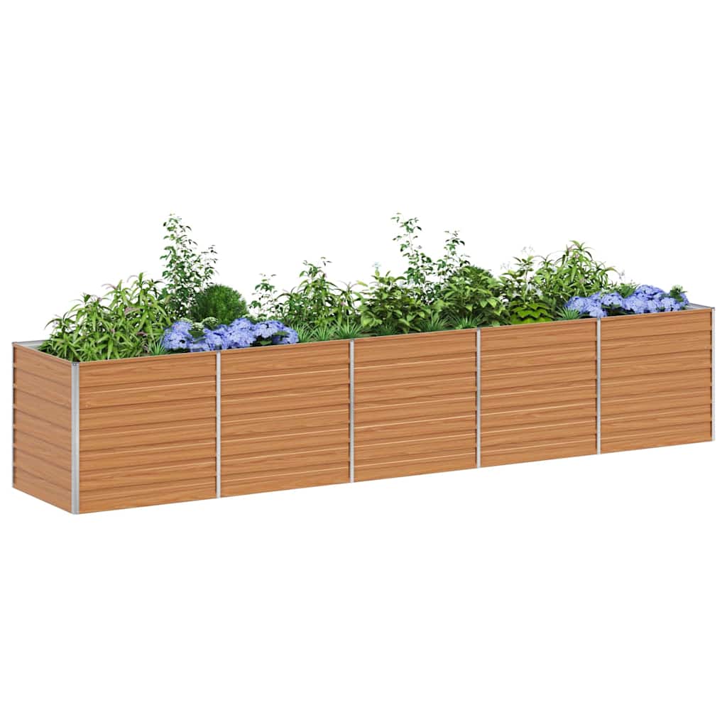 Letto rialzato da giardino Marrone Chiaro 400 x 80 x 77 cm
