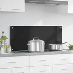 Schienale da cucina Nero 100 x 40 cm vetro temperato