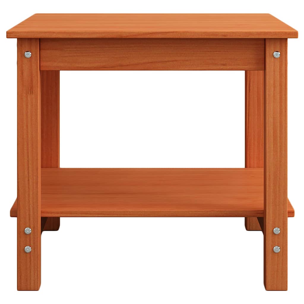 Tavolino da salotto Cera marrone 50 x 50 x 45 cm