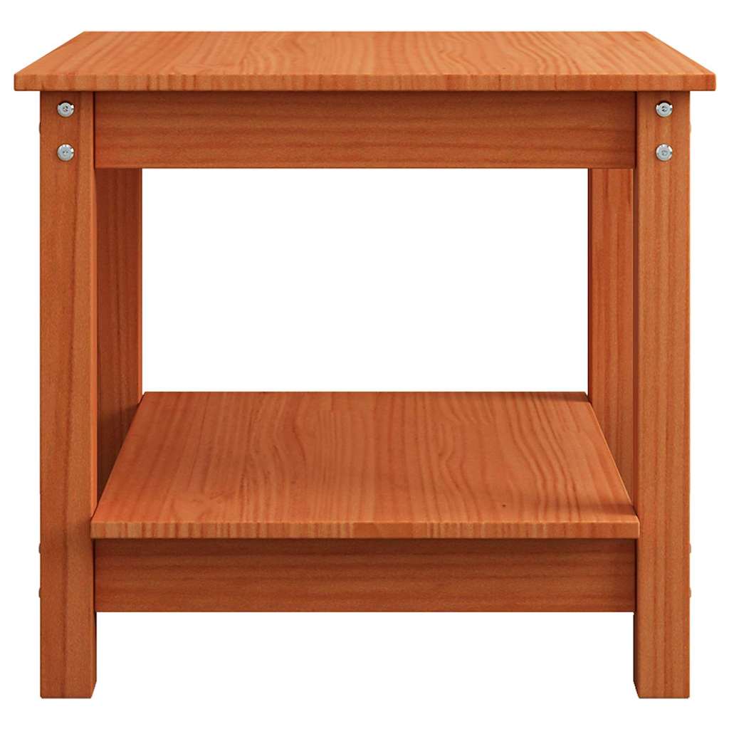 Tavolino da salotto Cera marrone 50 x 50 x 45 cm