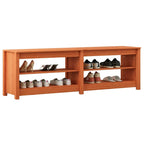 Panca per scarpe Marrone cerato 160 x 36,5 x 50 cm