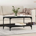 Tavolino da salotto Rovere Nero 82 x 50 x 40 cm