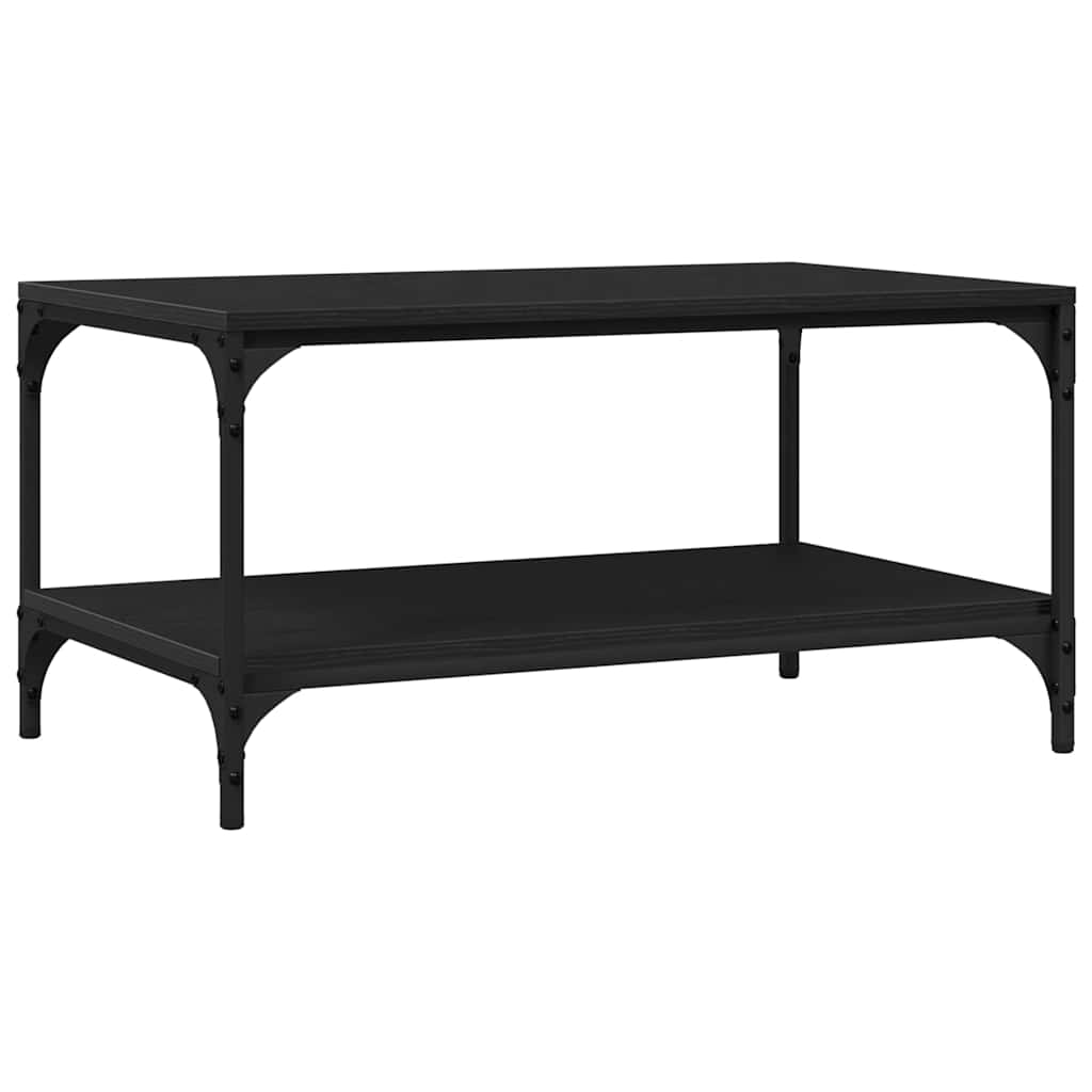 Tavolino da salotto Rovere Nero 82 x 50 x 40 cm