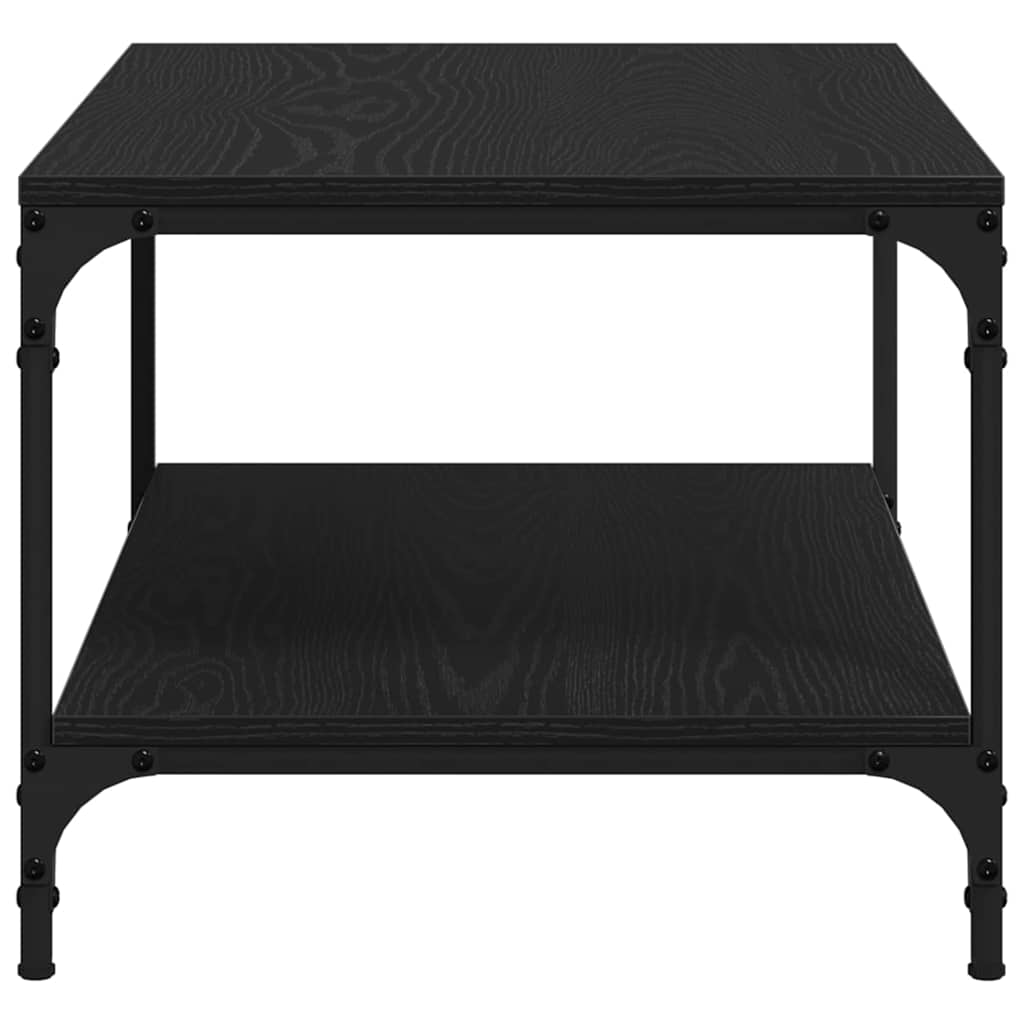 Tavolino da salotto Rovere Nero 82 x 50 x 40 cm
