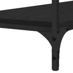 Tavolo consolle Altro Rovere nero 100 x 34.5 x 75 cm