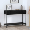 Tavolo consolle Altro Rovere nero 100 x 34.5 x 75 cm