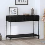 Tavolo consolle Altro Rovere nero 100 x 34.5 x 75 cm