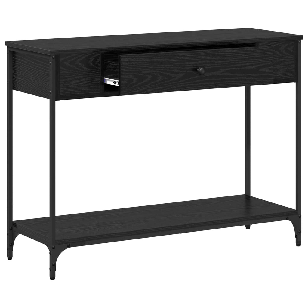 Tavolo consolle Altro Rovere nero 100 x 34.5 x 75 cm