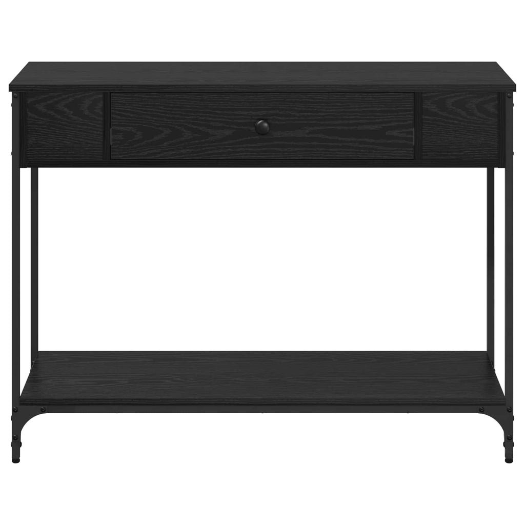 Tavolo consolle Altro Rovere nero 100 x 34.5 x 75 cm