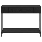 Tavolo consolle Altro Rovere nero 100 x 34.5 x 75 cm
