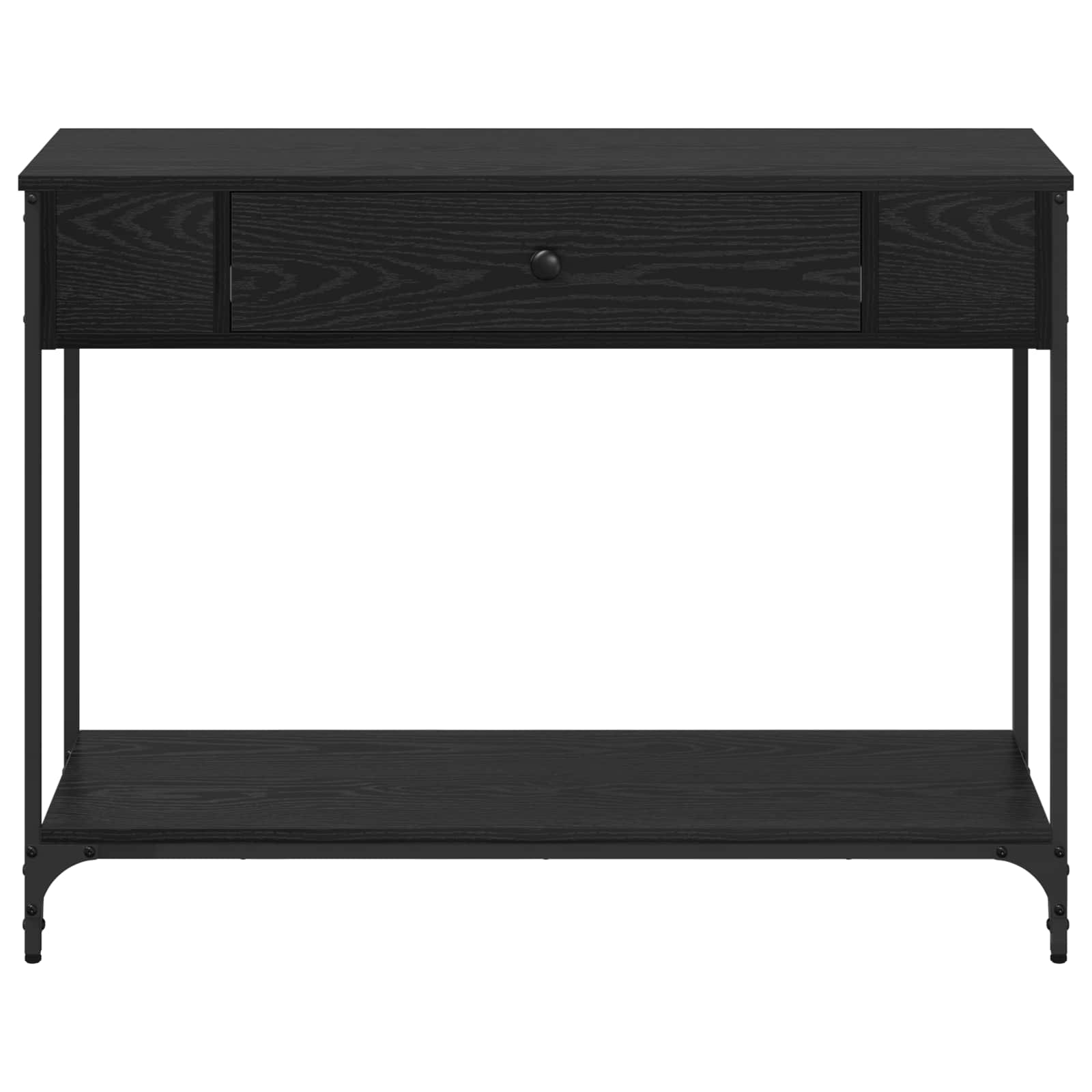 Tavolo consolle Altro Rovere nero 100 x 34.5 x 75 cm