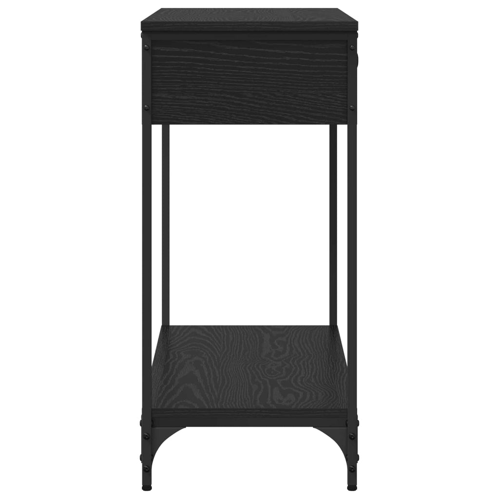 Tavolo consolle Altro Rovere nero 100 x 34.5 x 75 cm