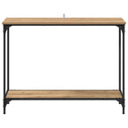 Tavolo consolle rovere artigianale 101 x 30.5 x 75 cm